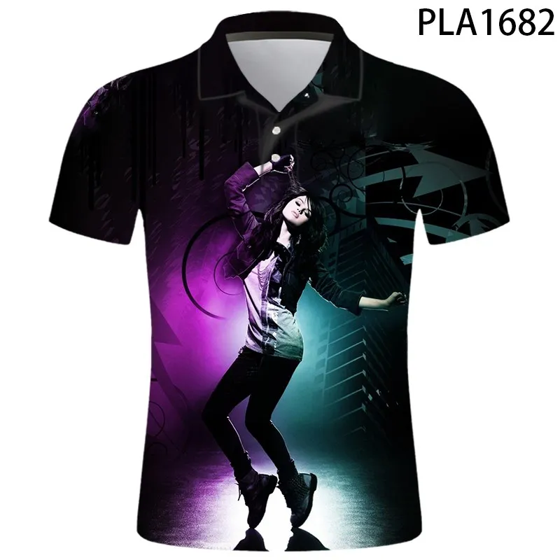 Мужская летняя рубашка-поло с коротким рукавом и 3D-принтом
Мужская летняя рубашка-поло с коротким рукавом и 3D-принтом