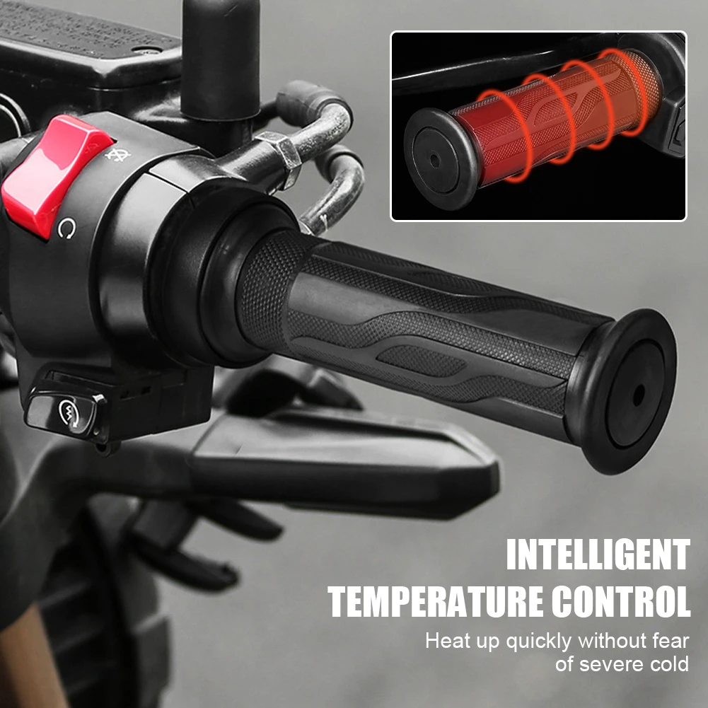 1Pair Universal Motorcycle Heating Handles 12V-24V Winter Riding Heated Grip 2 Heat Adjustment Hand Warmer For 21-23mm Handlebar
1Pair Universal Motorcycle Heating Handles 12V-24V Winter Riding Heated Grip 2 Heat Adjustment Hand Warmer For 21-23mm Handlebar