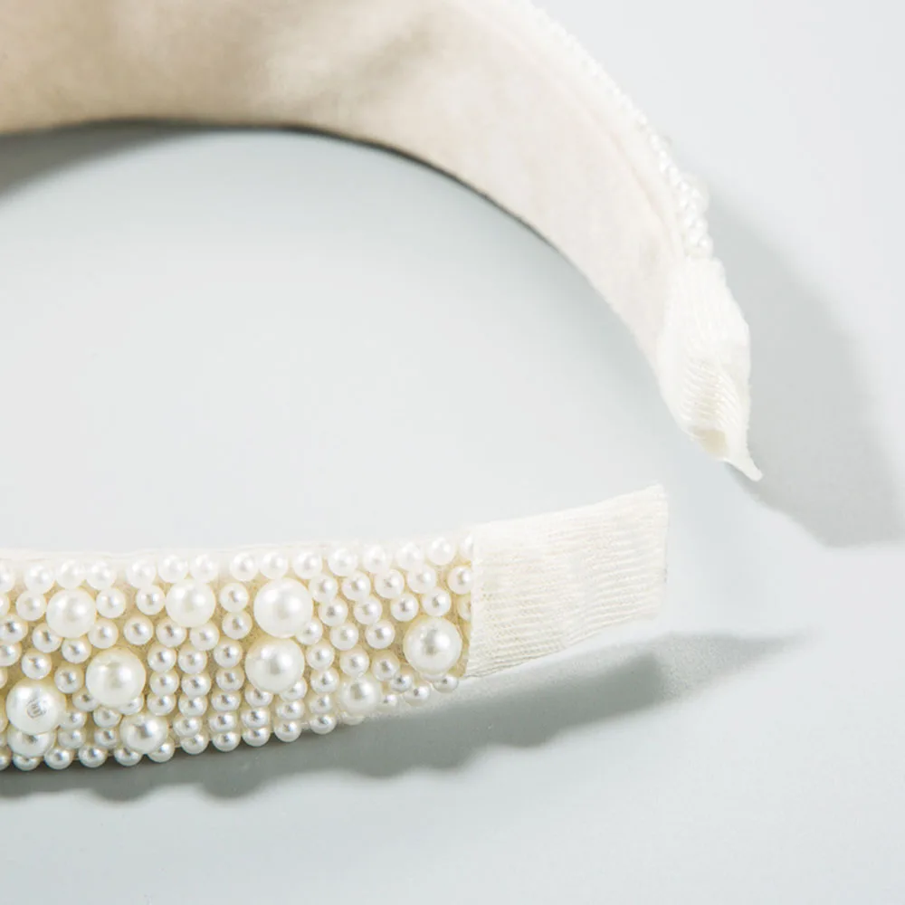 Fashion Lady Baroque Headband Simulated Pearl Headband White Full Pearl Hair Hoop Woman Wedding Party Hair Accessory
Fashion Lady Baroque Headband Simulated Pearl Headband White Full Pearl Hair Hoop Woman Wedding Party Hair Accessory