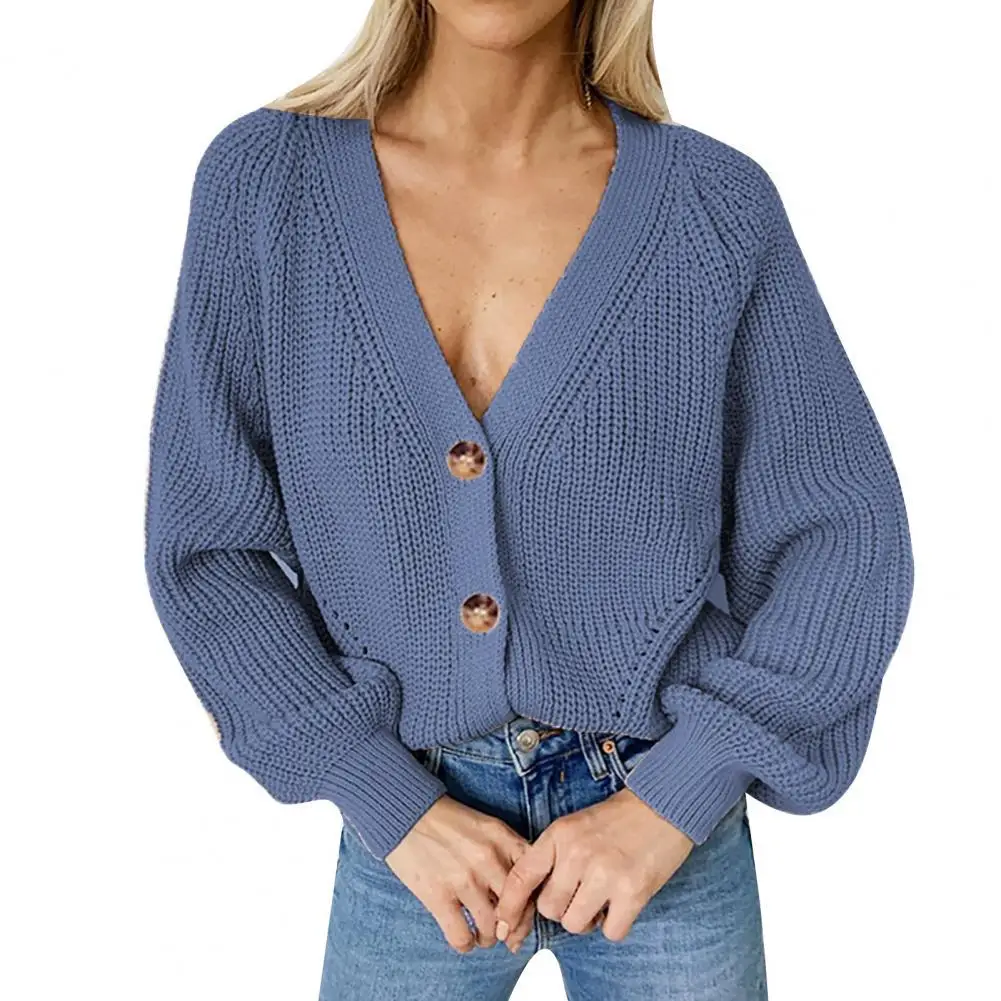 Autumn Winter Women's Sweater Solid Color Single-breasted Loose Long Sleeve V Neck thick Streetwear long-sleeved Knitted tops
Autumn Winter Women's Sweater Solid Color Single-breasted Loose Long Sleeve V Neck thick Streetwear long-sleeved Knitted tops