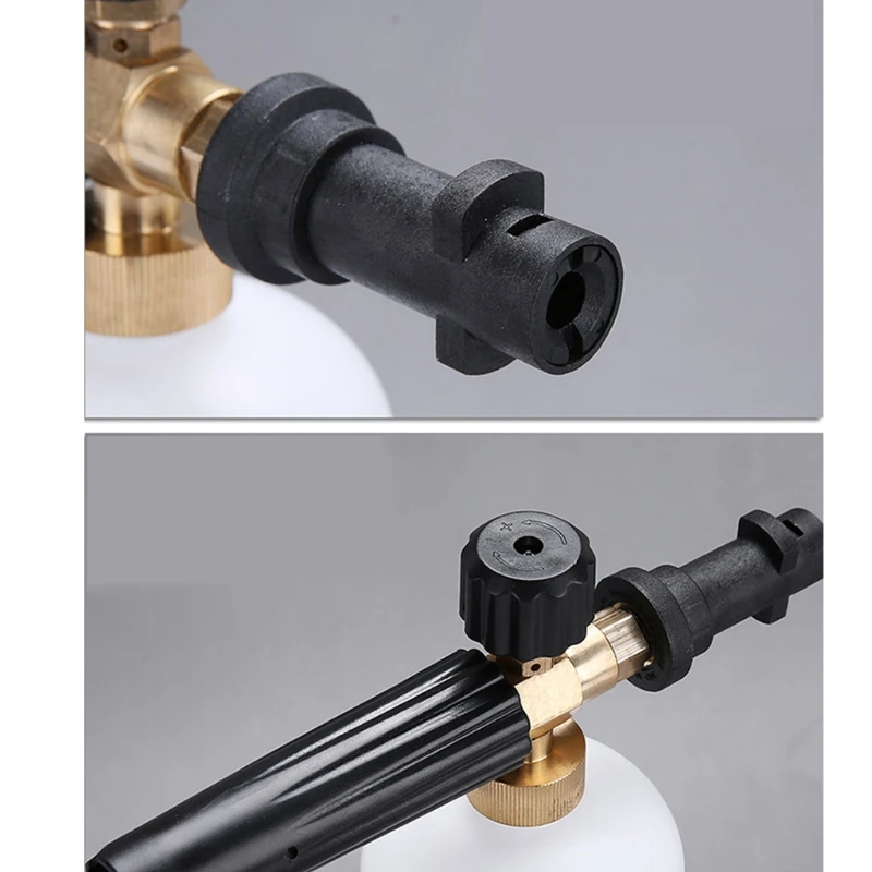 High Pressure Snow Foam Lance Cannon Soap Dispenser Adjustable Nozzle Sprayer T21E
High Pressure Snow Foam Lance Cannon Soap Dispenser Adjustable Nozzle Sprayer T21E