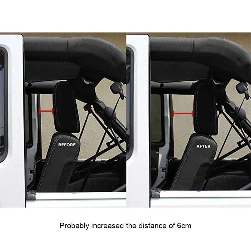 Комплект откидных болты и шайбы на заднее сиденье для Jeep Wrangler JK 4 Door 2007-2017 Delrin