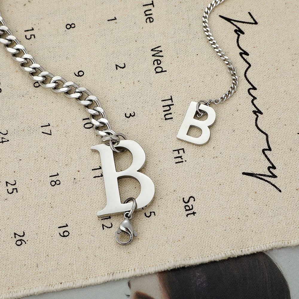 Hip Hop Trend Letter B Tassel Stainless Steel Women's Necklace Banquet Party Daily Casual Jewelry Gift
Hip Hop Trend Letter B Tassel Stainless Steel Women's Necklace Banquet Party Daily Casual Jewelry Gift