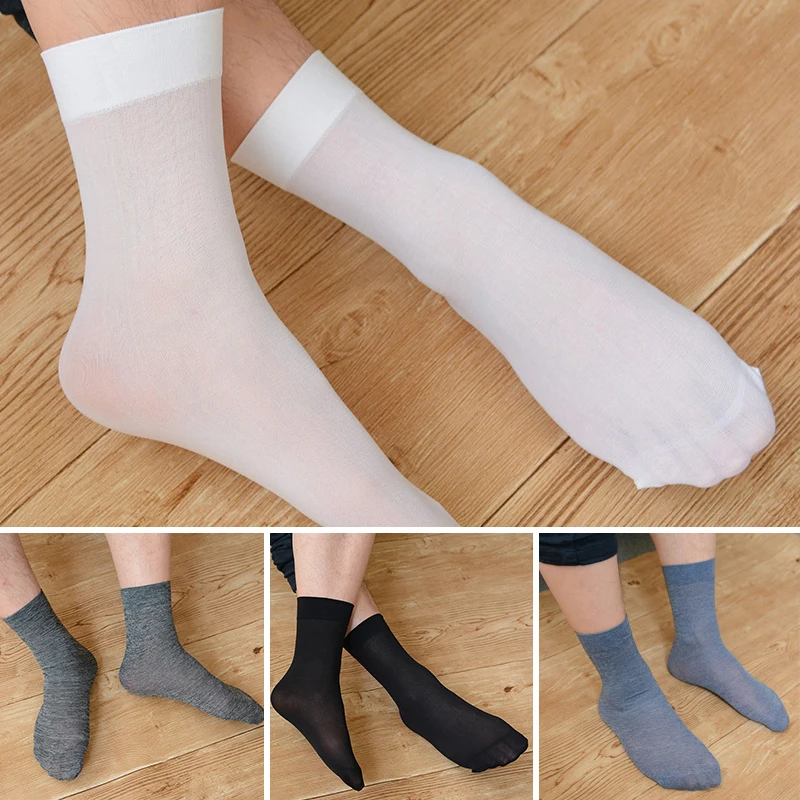 10 Pairs Men Silk Socks Summer thin Anklet Soft Socks Solid Breathable Ankle Socks Male Business Socks Absorbs Sweat Short Socks
10 Pairs Men Silk Socks Summer thin Anklet Soft Socks Solid Breathable Ankle Socks Male Business Socks Absorbs Sweat Short Socks
