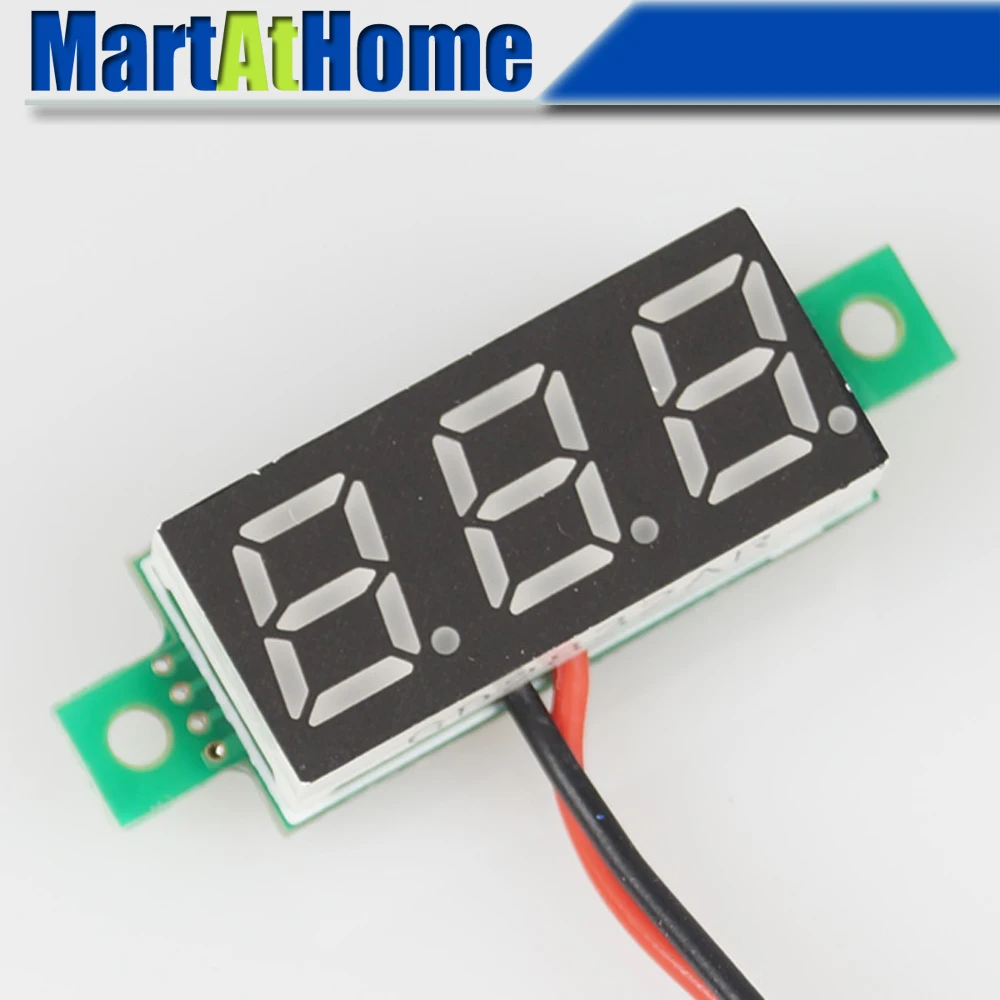 Argedo 50PCS/lot High-precision Red DC 2.5~30V 2-wires Digital Voltmeter Volt Panel Meter #BV186 @SD
Argedo 50PCS/lot High-precision Red DC 2.5~30V 2-wires Digital Voltmeter Volt Panel Meter #BV186 @SD