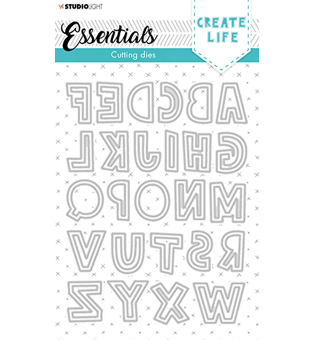 New Metal Cutting Dies Quirky Block Alphabet Essentials Diy Gift Card Scrapbooking Photo Album Decorative Embossing Paper Crafts
New Metal Cutting Dies Quirky Block Alphabet Essentials Diy Gift Card Scrapbooking Photo Album Decorative Embossing Paper Crafts