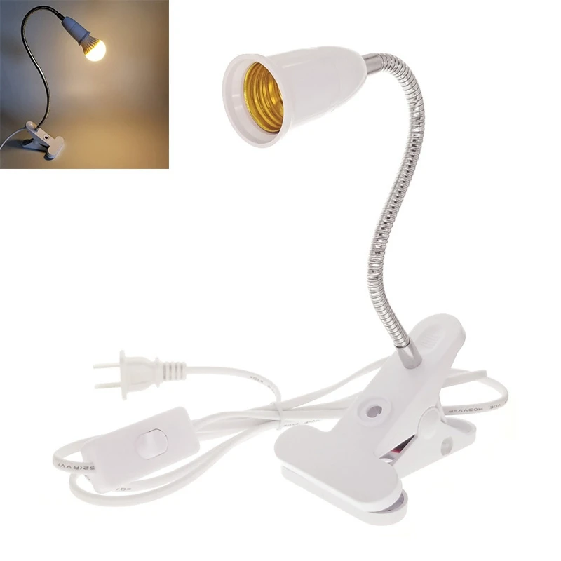20cm 360 Degrees Flexible Lamp Holder Clip E27 Base With On Off Switch Desk Lamp For Led Grow Light E27
20cm 360 Degrees Flexible Lamp Holder Clip E27 Base With On Off Switch Desk Lamp For Led Grow Light E27