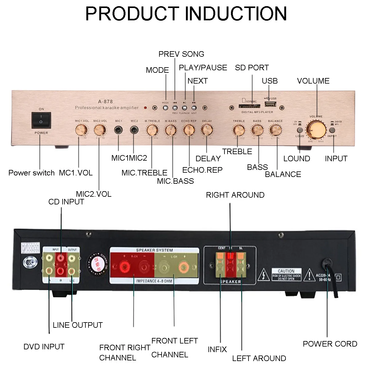 bluetooth 5.0 Channel 1200W Car Power Amplifier Audio Stereo Digital HiFi Amplifier FM USB AMP USB Home Theater Car Amplifiers
bluetooth 5.0 Channel 1200W Car Power Amplifier Audio Stereo Digital HiFi Amplifier FM USB AMP USB Home Theater Car Amplifiers