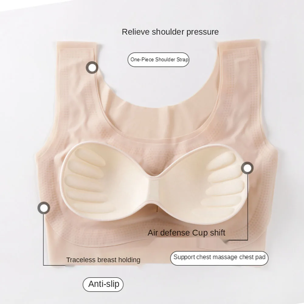 Explosions Seamless Underwear Ladies Ice Silk Beautiful Back Wrapped Sports Yoga Vest Bra
Explosions Seamless Underwear Ladies Ice Silk Beautiful Back Wrapped Sports Yoga Vest Bra