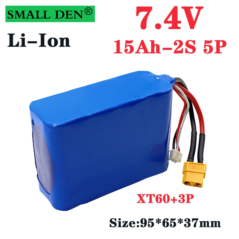 Brand new 7.4V / 8.4V 15A 18650 2S5P lithium battery pack for drones, electric toys, high-current output batteries
Brand new 7.4V / 8.4V 15A 18650 2S5P lithium battery pack for drones, electric toys, high-current output batteries