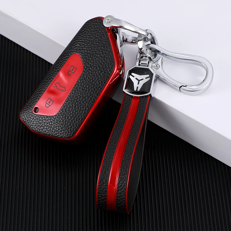 Car Key Cover For VW Volkswagen Golf 8 Mk8 2020 Skoda Octavia 3 Buttons Shell Smart Keyless Remote Control Case Keychain Holder
Car Key Cover For VW Volkswagen Golf 8 Mk8 2020 Skoda Octavia 3 Buttons Shell Smart Keyless Remote Control Case Keychain Holder