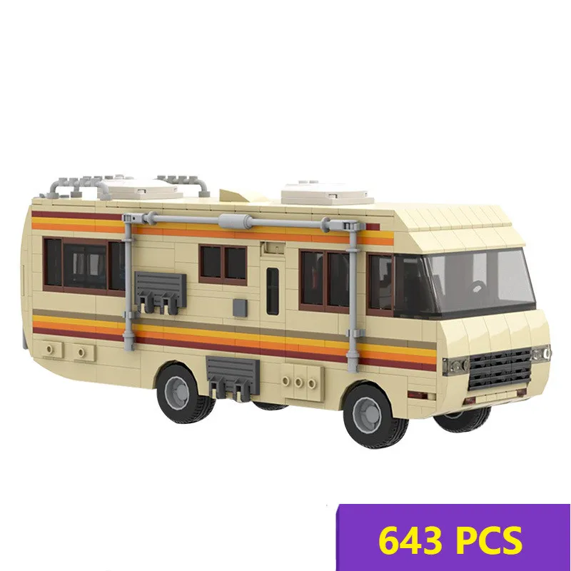 Movie Series Breaking-Bads Simulation Truck Bus Car High-Tech Model Building Blocks Diy Bricks Christmas Gift For Child
Movie Series Breaking-Bads Simulation Truck Bus Car High-Tech Model Building Blocks Diy Bricks Christmas Gift For Child