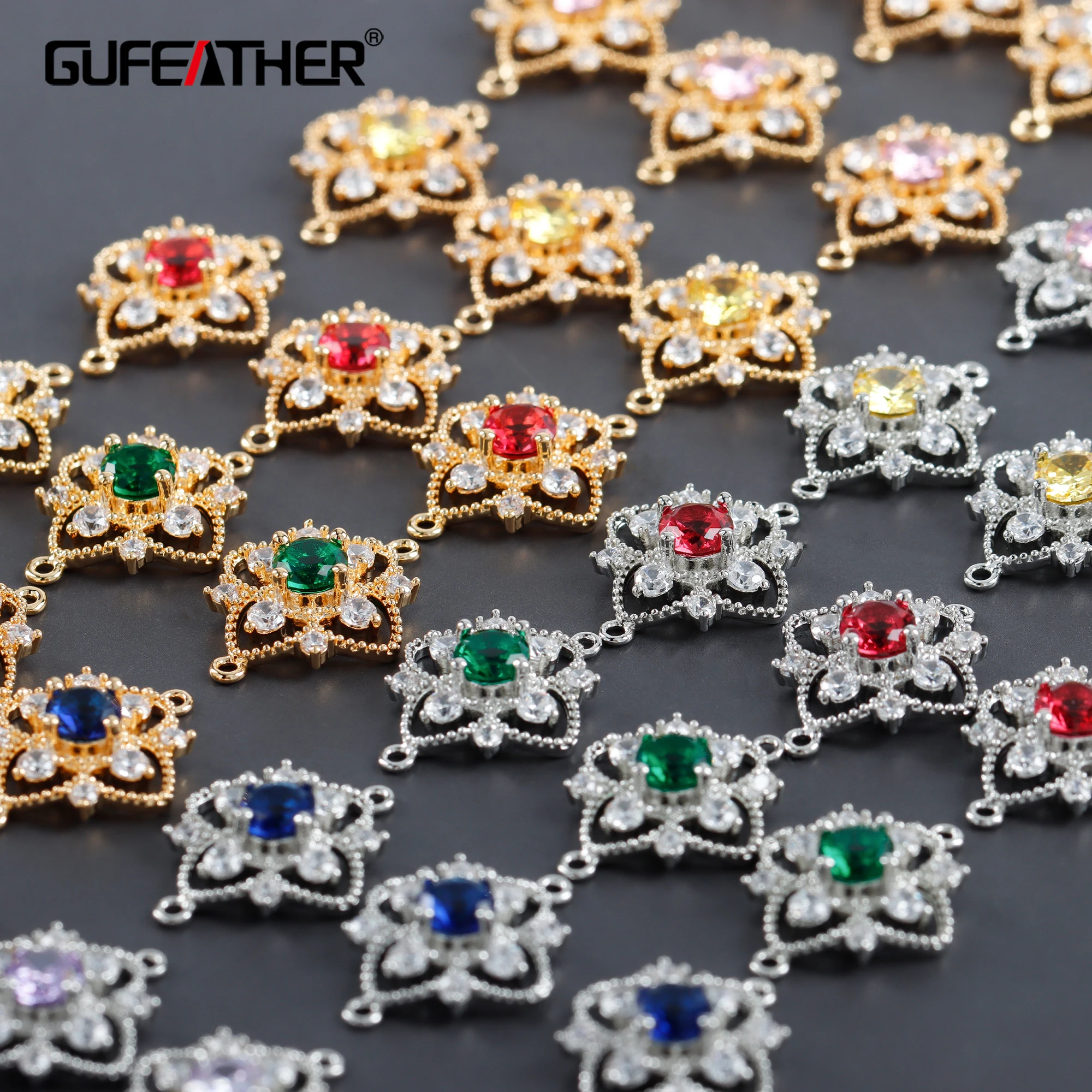 Набор для изготовления ювелирных изделий GUFEATHER, набор из 10 шт./лот из 18-каратного золота с родиевым покрытием из меди и фианитов, без никеля, ...
Набор для изготовления ювелирных изделий GUFEATHER, набор из 10 шт./лот из 18-каратного золота с родиевым покрытием из меди и фианитов, без никеля, ...