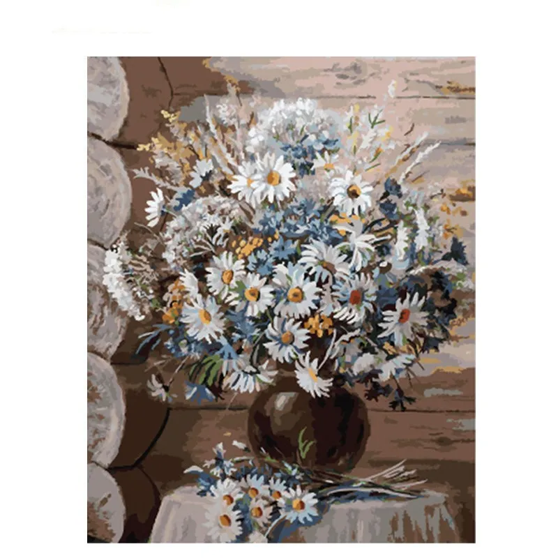 Painting By Number Flowers Vase DIY Craft Kits For Adults Oil Picture Coloring By Number Drawing With Frame 40x50 Home Decor Art 
Painting By Number Flowers Vase DIY Craft Kits For Adults Oil Picture Coloring By Number Drawing With Frame 40x50 Home Decor Art