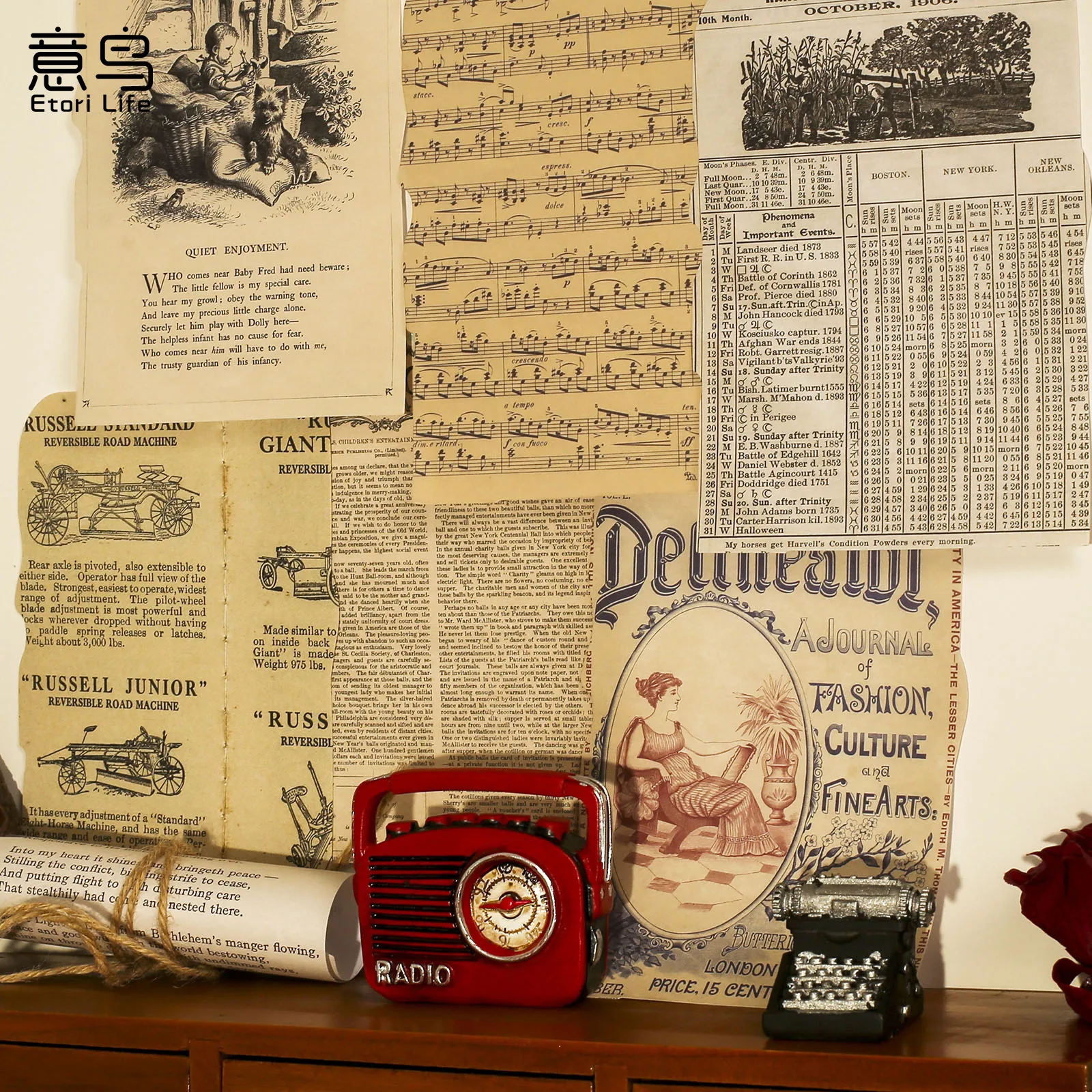 26pcs/pack Vintage Material Paper for Scrapbooking Bullet Journaling DIY Creative Stationery Hand Account Decoration Paper
26pcs/pack Vintage Material Paper for Scrapbooking Bullet Journaling DIY Creative Stationery Hand Account Decoration Paper
