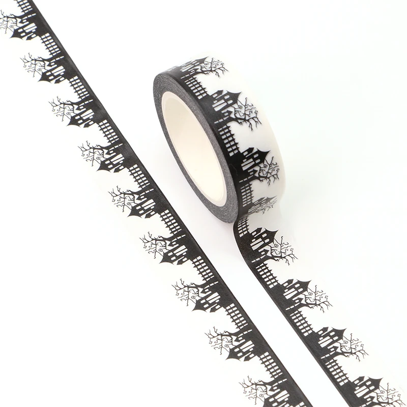 NEW 10pcs/Lot Decorative Black and White Witch House Halloween Washi Tapes Bullet Journal Adhesive Masking Tape Cute Stationery
NEW 10pcs/Lot Decorative Black and White Witch House Halloween Washi Tapes Bullet Journal Adhesive Masking Tape Cute Stationery