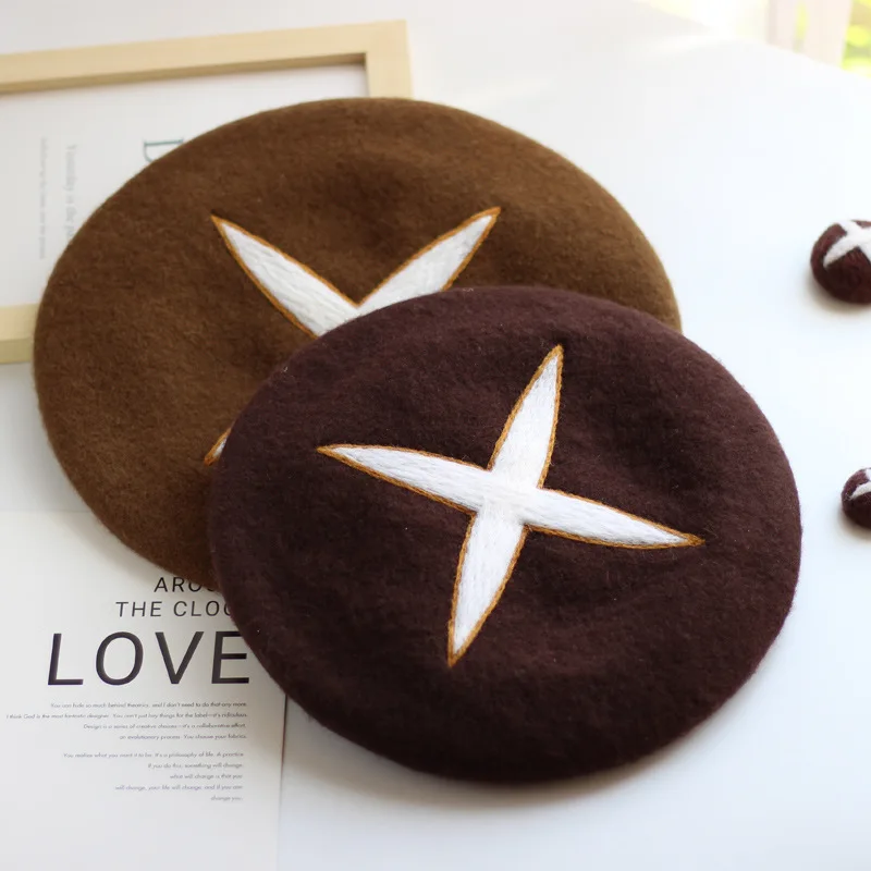 Women woolen beret femal hat autumn handmade mushroom painter cap winter warmth thick peas pumpkin hat outdoor newsboy cap
Women woolen beret femal hat autumn handmade mushroom painter cap winter warmth thick peas pumpkin hat outdoor newsboy cap