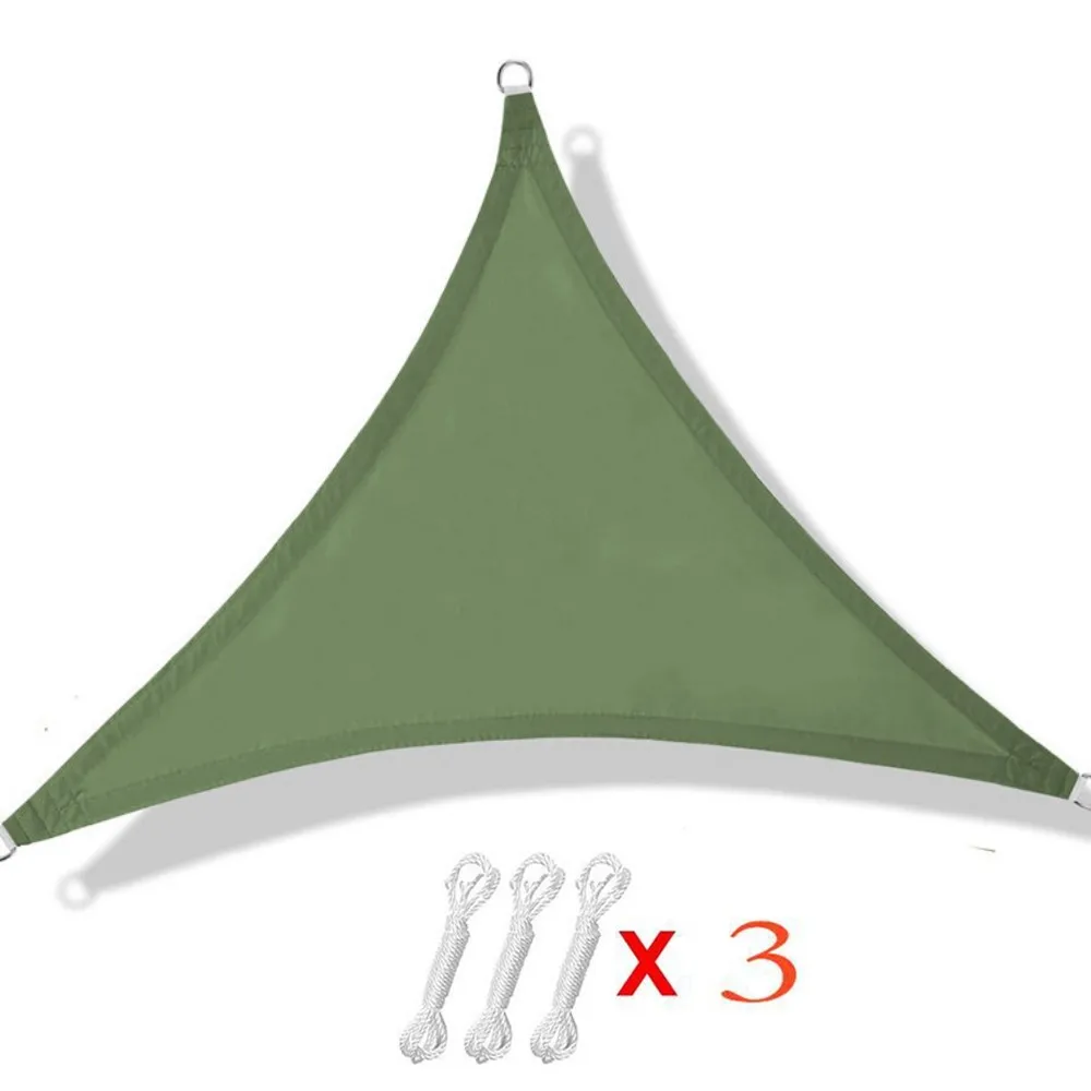 1pc Triangular Sun Shade Sail Waterproof Triangle Sand Lawn Pool Top Outdoor Canopy Tent With Ropes 10x10x10FT Tent Accessories
1pc Triangular Sun Shade Sail Waterproof Triangle Sand Lawn Pool Top Outdoor Canopy Tent With Ropes 10x10x10FT Tent Accessories