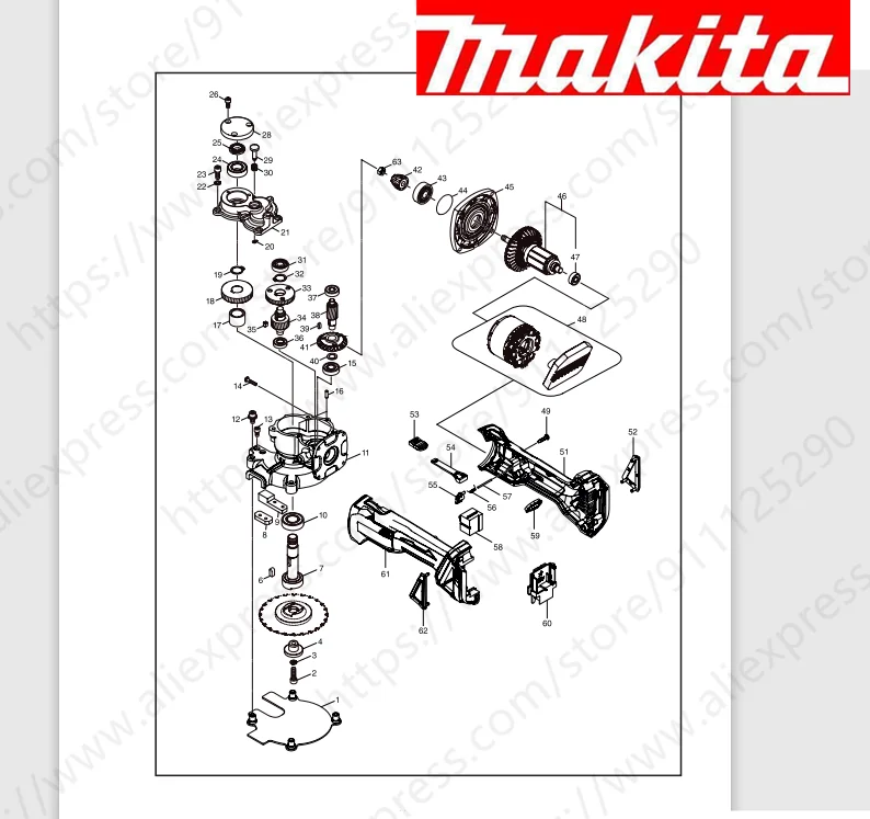 Maktia for DSC250 Rotor switch stator handle housing bearing Spindle gear (Consult customer service)
Maktia for DSC250 Rotor switch stator handle housing bearing Spindle gear (Consult customer service)