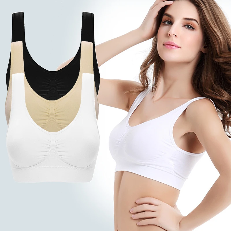 Women's Seamless Bra No Pad Brassiere Underwear Female Chest Sleep Yoga Bra Vest Plus Size Top Cotton Comfortable Bralette
Women's Seamless Bra No Pad Brassiere Underwear Female Chest Sleep Yoga Bra Vest Plus Size Top Cotton Comfortable Bralette