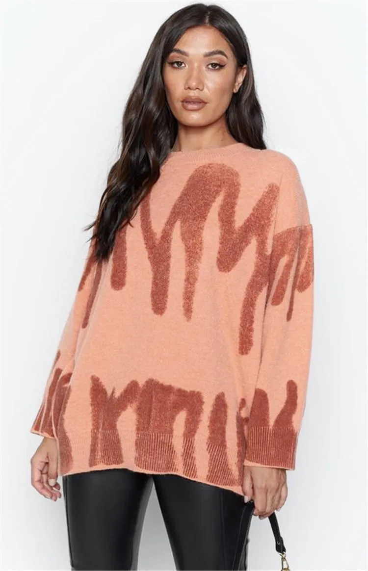 Irregular Gradient Knitted Sweater Women 2021 Autumn Winter New Loose Pullover Long Sleeve O Neck Fashion Sweaters Y383
Irregular Gradient Knitted Sweater Women 2021 Autumn Winter New Loose Pullover Long Sleeve O Neck Fashion Sweaters Y383