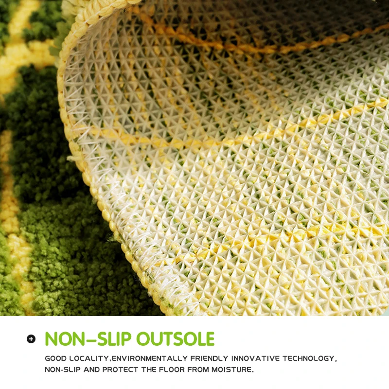 Creative green leaf flocking rug living room coffee table foot pad bathroom door mat bedside carpet absorbent non-slip carpets
Creative green leaf flocking rug living room coffee table foot pad bathroom door mat bedside carpet absorbent non-slip carpets