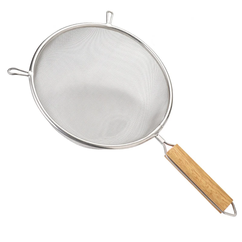 Stainless Steel Fine Mesh Strainer Kitchen Wire Sieve Sifter with Wooden Handle Flour Sieve Colander Screen Mesh Tea Strainer
Stainless Steel Fine Mesh Strainer Kitchen Wire Sieve Sifter with Wooden Handle Flour Sieve Colander Screen Mesh Tea Strainer