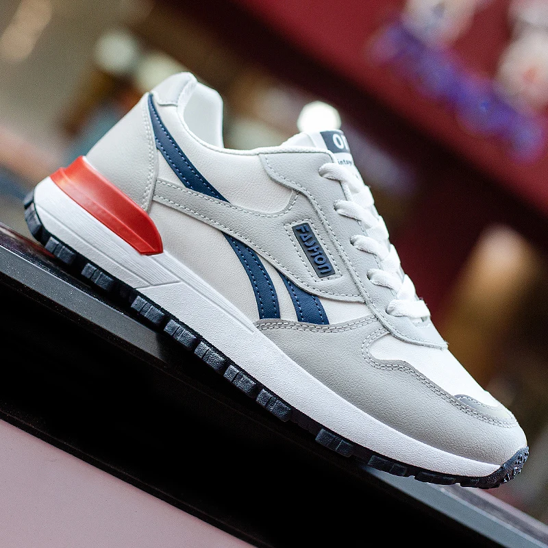 2021 Casual Men Shoes Breathable Sneakers Men Fashion Street Comfortable Soft Walking Sneakers Leather Black Lersure Shoes Male
2021 Casual Men Shoes Breathable Sneakers Men Fashion Street Comfortable Soft Walking Sneakers Leather Black Lersure Shoes Male