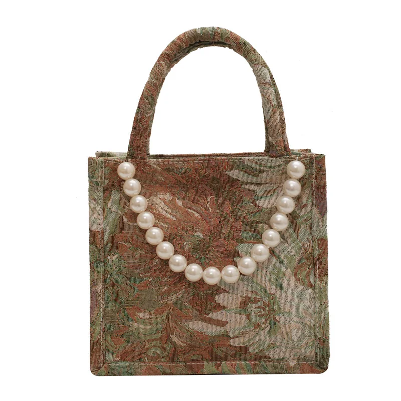 Large Capacity Women Handbag 2021 New Shoulder Bags Fashion Small Tote Bag Printed Shopping Bag Pearl Canvas Bag Bolsas Feminina
Large Capacity Women Handbag 2021 New Shoulder Bags Fashion Small Tote Bag Printed Shopping Bag Pearl Canvas Bag Bolsas Feminina