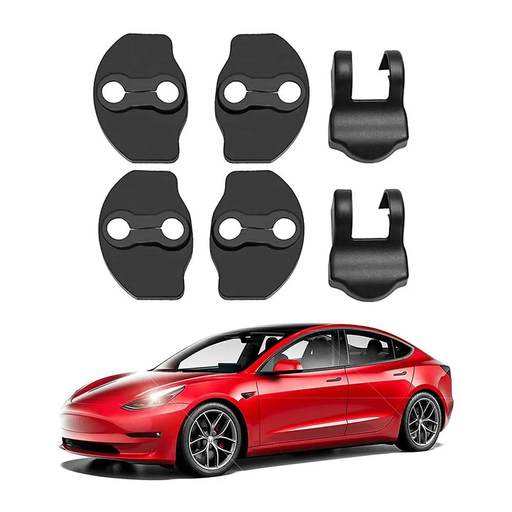 Матовый черный защитный чехол для дверного замка Tesla Model 3, 6 шт., защитный чехол для дверного замка, аксессуары для модели Y
Матовый черный защитный чехол для дверного замка Tesla Model 3, 6 шт., защитный чехол для дверного замка, аксессуары для модели Y