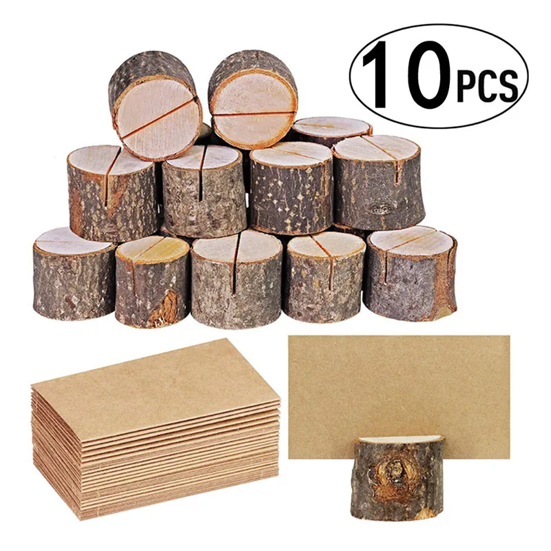 Wood Pile Name Place Card Photo Holders Wooden Bark Memo Holder Stump Shape Menu Number Memo Stand Wedding Party Table Decor
Wood Pile Name Place Card Photo Holders Wooden Bark Memo Holder Stump Shape Menu Number Memo Stand Wedding Party Table Decor