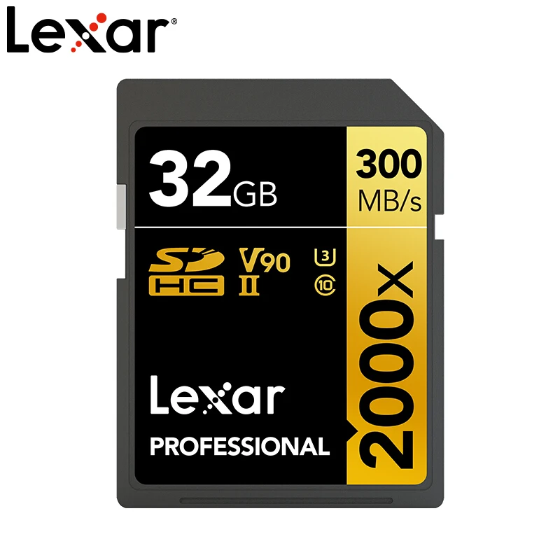 Lexar 2000x SDHC SDXC 128GB Memory Card 64GB 300MB/s Carte SD UHS-II cards 32GB SD Card Class10 U3
Lexar 2000x SDHC SDXC 128GB Memory Card 64GB 300MB/s Carte SD UHS-II cards 32GB SD Card Class10 U3