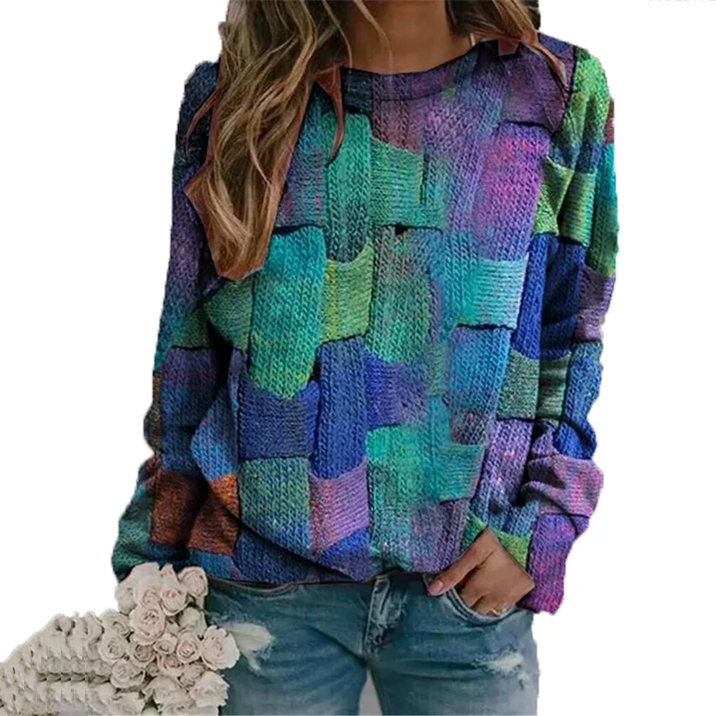 Female Casual O-Neck Long Sleeve Loose Pullover 2021 Autumn Elegant Print Guard Tops Fashion Women Sweatshirt Hoodies Streetwear
Female Casual O-Neck Long Sleeve Loose Pullover 2021 Autumn Elegant Print Guard Tops Fashion Women Sweatshirt Hoodies Streetwear