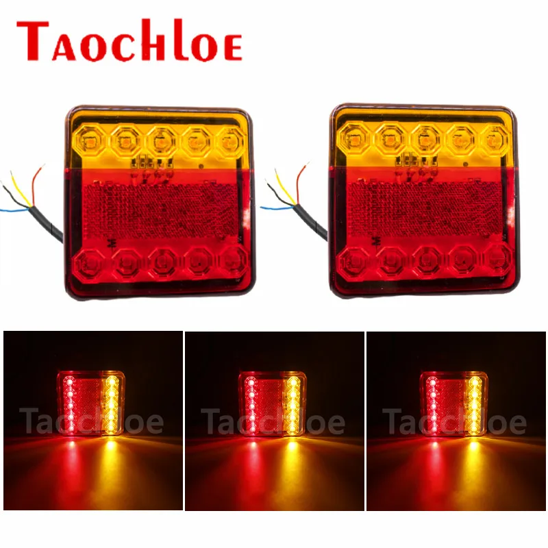 2Pcs 12V - 80V Forklift Trailer Tail Light Stop Turn Tail Lights ATV RV Boat Tractor Rear Light Car Back Lamp Red Amber
2Pcs 12V - 80V Forklift Trailer Tail Light Stop Turn Tail Lights ATV RV Boat Tractor Rear Light Car Back Lamp Red Amber