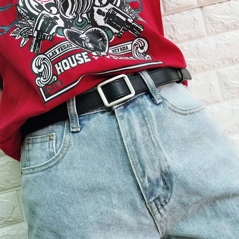 New fashion women belt denim pants all-match dress belts for retro style adjustable imitation leather non-porous waistband 
New fashion women belt denim pants all-match dress belts for retro style adjustable imitation leather non-porous waistband