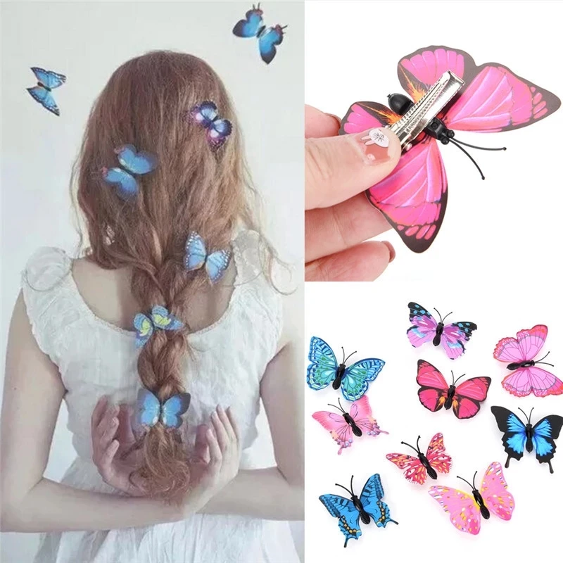 12Pcs/Set Fashion Women Girls Butterfly Hair Clips Wedding Pins Party Bride Hairpins Photography Barrettes Hair Band Accessories
12Pcs/Set Fashion Women Girls Butterfly Hair Clips Wedding Pins Party Bride Hairpins Photography Barrettes Hair Band Accessories