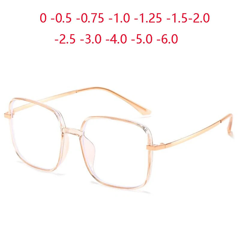 Vintage Square Anti-blue Light Computer Optical Glasses TR90 Myopia Lens Prescription Eyeglasses 0 -0.5 -0.75 -1.0 -1.5 To -6.0
Vintage Square Anti-blue Light Computer Optical Glasses TR90 Myopia Lens Prescription Eyeglasses 0 -0.5 -0.75 -1.0 -1.5 To -6.0