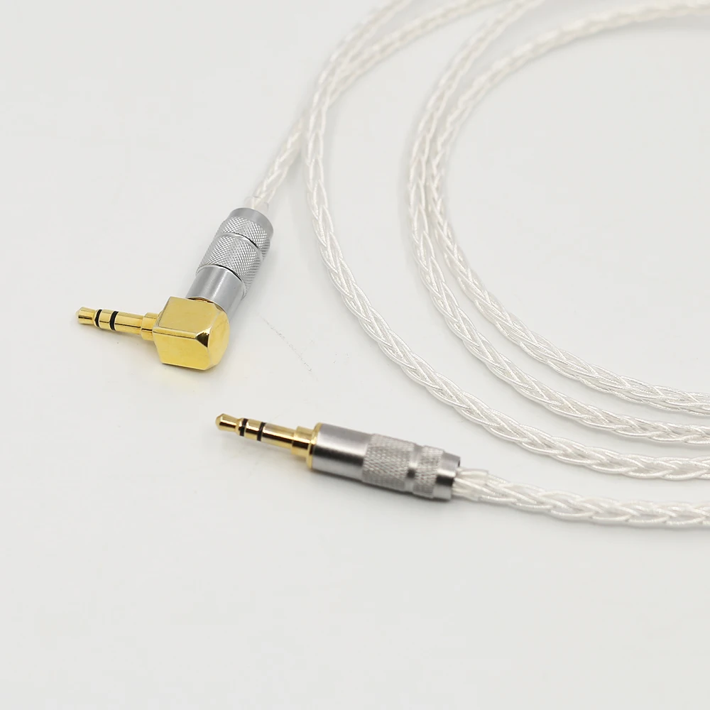 Audiocrast 8Cores Silver Plated 3.5mm to 3.5mm right angled Stereo AUX Audio Cable Male to Male 3.5mm Car Recording Cable
Audiocrast 8Cores Silver Plated 3.5mm to 3.5mm right angled Stereo AUX Audio Cable Male to Male 3.5mm Car Recording Cable