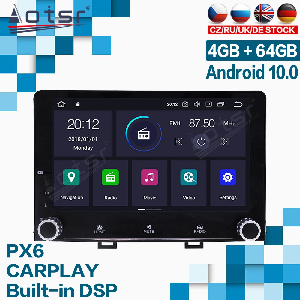AOTSR 7" IPS Screen Android 10.0 Carplay Audio Radio For KIA RIO 2017 2018 -2020 GPS Auto Stereo Navi Multimedia Player Headunit
AOTSR 7" IPS Screen Android 10.0 Carplay Audio Radio For KIA RIO 2017 2018 -2020 GPS Auto Stereo Navi Multimedia Player Headunit