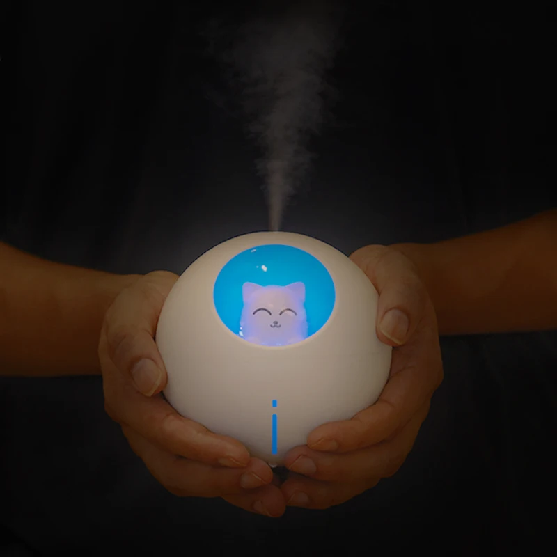 220ML Mini Cute Cat Planet Air Humidifier USB Car Cool Mist Maker with Warm Light Aroma Diffuser Humidifiers Ultrasonic for Home
220ML Mini Cute Cat Planet Air Humidifier USB Car Cool Mist Maker with Warm Light Aroma Diffuser Humidifiers Ultrasonic for Home