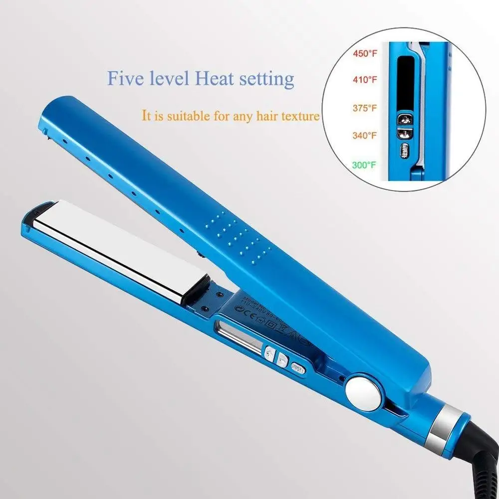 Hair Straightener and Curler 2 in 1 Professional Ceramic Tourmaline Ionic Straightener Flat Iron for All Hair Type Straightener
Hair Straightener and Curler 2 in 1 Professional Ceramic Tourmaline Ionic Straightener Flat Iron for All Hair Type Straightener
