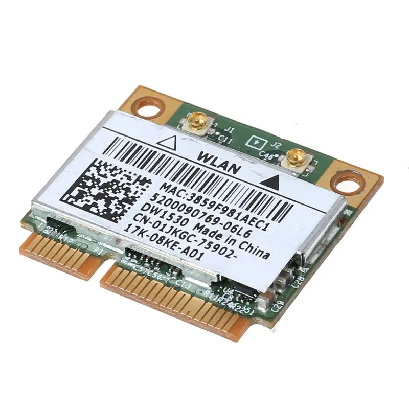 BCM4322 Wireless 802.11a/b/g/n Dual Band Mini Pci-e Wifi WLAN Card DW1530 for Dell E6420 E5510 for Acer for Asus for Toshiba
BCM4322 Wireless 802.11a/b/g/n Dual Band Mini Pci-e Wifi WLAN Card DW1530 for Dell E6420 E5510 for Acer for Asus for Toshiba