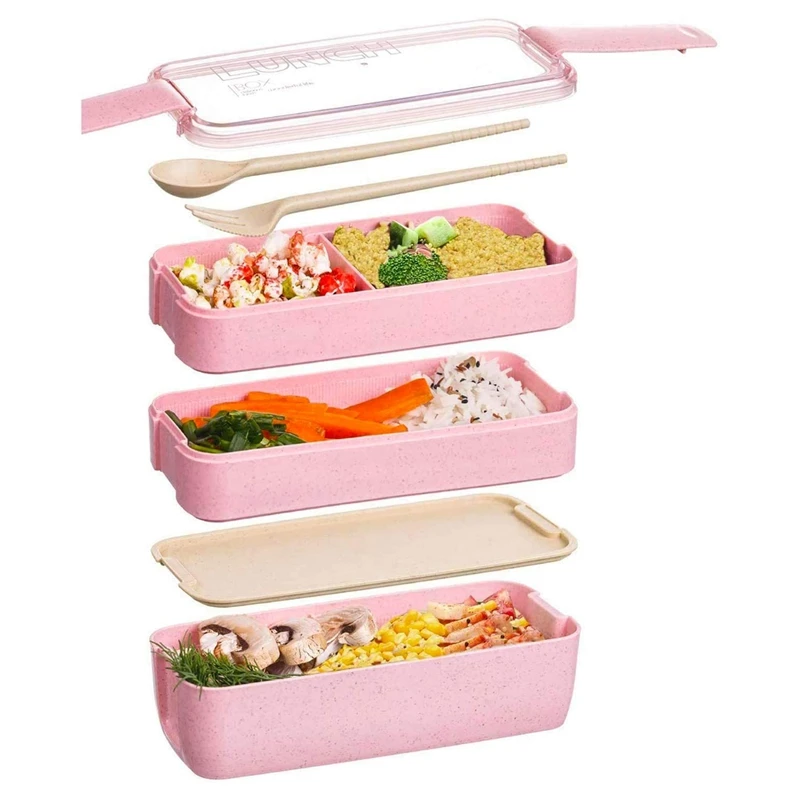 Japanese Lunch Box Bento Box , 3-In-1 Compartment, Wheat Straw, Eco-Friendly Bento Lunch Box Meal Prep Containers
Japanese Lunch Box Bento Box , 3-In-1 Compartment, Wheat Straw, Eco-Friendly Bento Lunch Box Meal Prep Containers