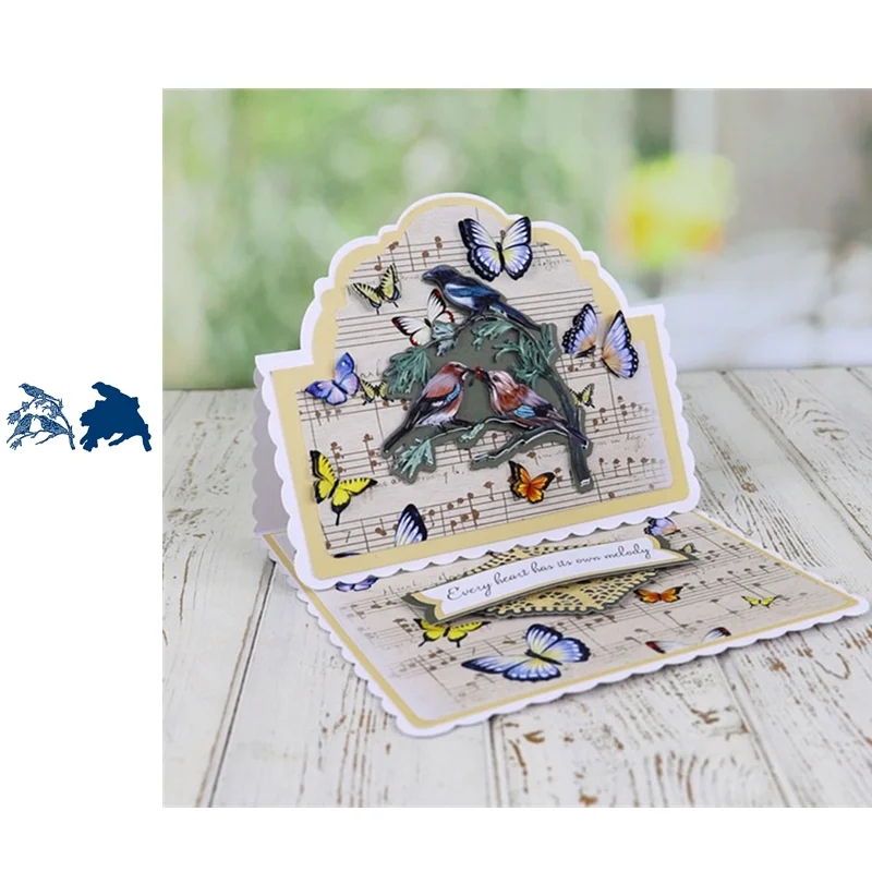 Sheet Music Butterfly Magpie Cutting Dies Scrapbook Dariy Decoration Stencil Embossing Template DIY Greeting Card Handmade
Sheet Music Butterfly Magpie Cutting Dies Scrapbook Dariy Decoration Stencil Embossing Template DIY Greeting Card Handmade