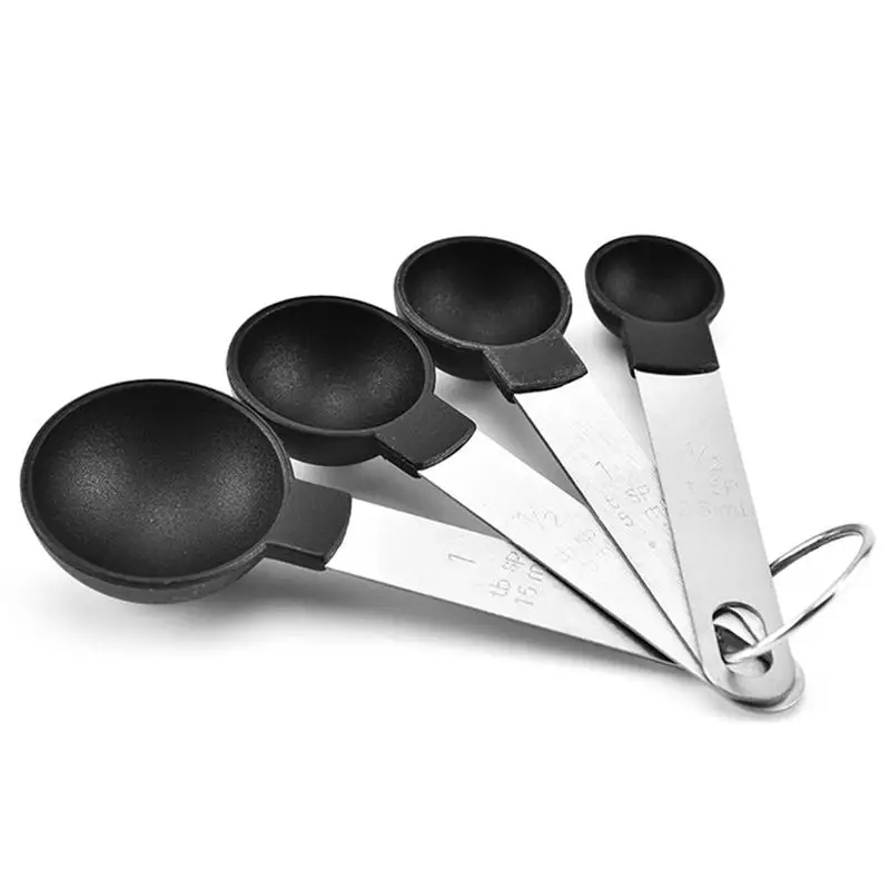 8 pcs/Set Measuring Spoons Stainless Steel Handle Plastic Sturdy Rustless Kitchen Tool Measure Spoon for Spice Powder Liquid
8 pcs/Set Measuring Spoons Stainless Steel Handle Plastic Sturdy Rustless Kitchen Tool Measure Spoon for Spice Powder Liquid