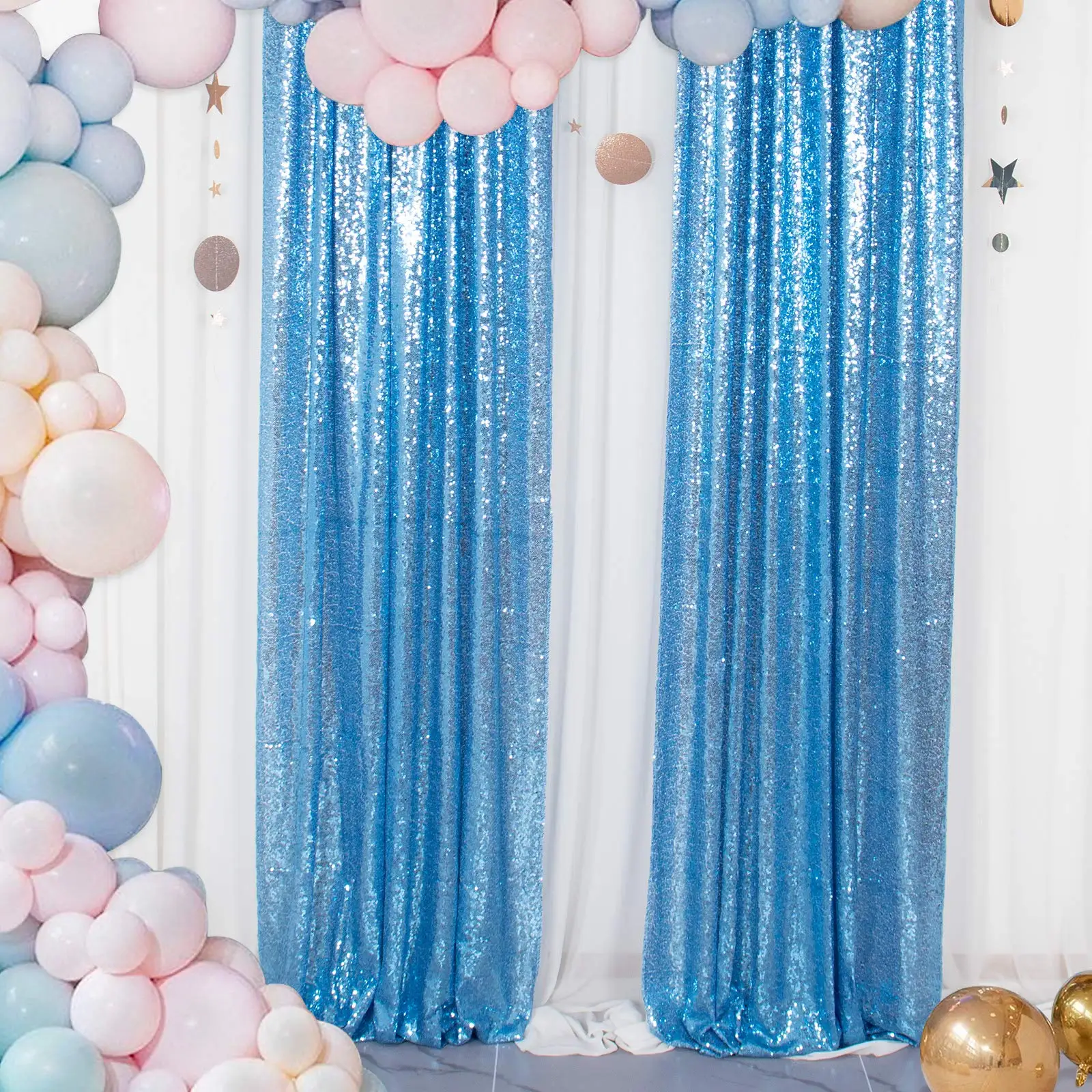 2FTx8FT Silver Sequin Curtain Wedding Party Backdrop Photography Background Christmas Sequin Panels
2FTx8FT Silver Sequin Curtain Wedding Party Backdrop Photography Background Christmas Sequin Panels