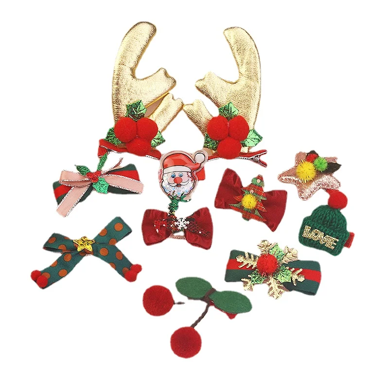 Christmas Antler Hair Clips Deer Ear Hairpins Cute Gold Xmas Hair Bows Card Issuance Exquisite Headdress Bijoux Femme Kerst C
Christmas Antler Hair Clips Deer Ear Hairpins Cute Gold Xmas Hair Bows Card Issuance Exquisite Headdress Bijoux Femme Kerst C