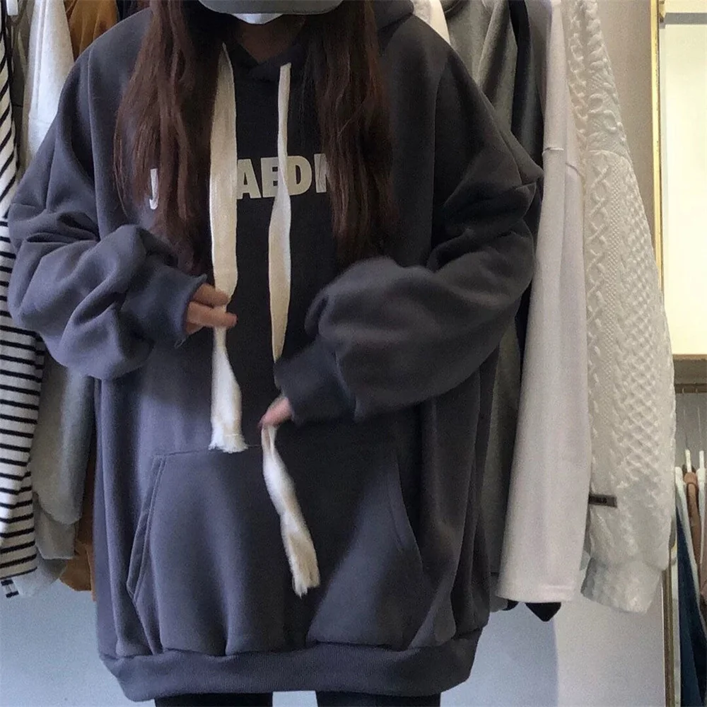 Autumn Spring Women Holiday Chic New Cool Streetwear Black Cool Long Sleeve Loose Sweatshirt Punk Loose Top Harajuku Hoodie
Autumn Spring Women Holiday Chic New Cool Streetwear Black Cool Long Sleeve Loose Sweatshirt Punk Loose Top Harajuku Hoodie