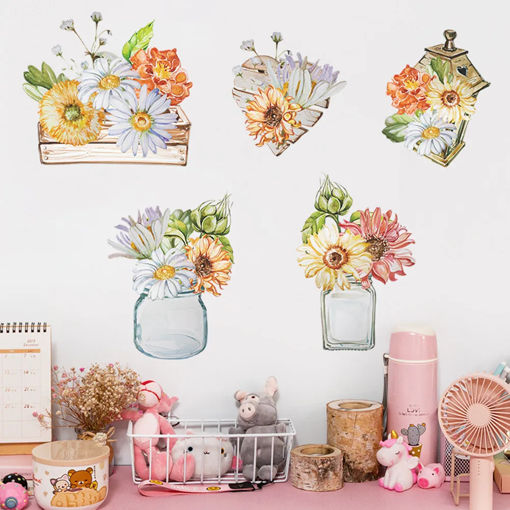 1 Set Daisy Flower Wall Sticker Removable Bathrooms Offices Dormitories Or Shops Living Room Kitchen Decro
1 Set Daisy Flower Wall Sticker Removable Bathrooms Offices Dormitories Or Shops Living Room Kitchen Decro