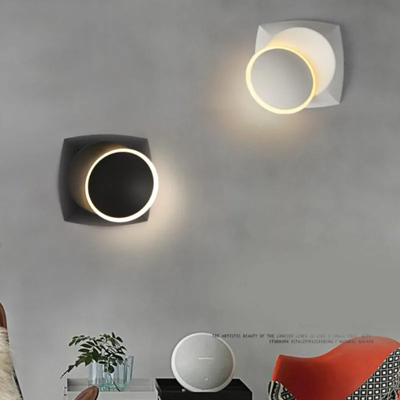 Creative LED Wall Lamp 360 Degree Rotation Adjustable Bedside Living Room Stair lights Round Square Outdoor Garden Porch light
Creative LED Wall Lamp 360 Degree Rotation Adjustable Bedside Living Room Stair lights Round Square Outdoor Garden Porch light